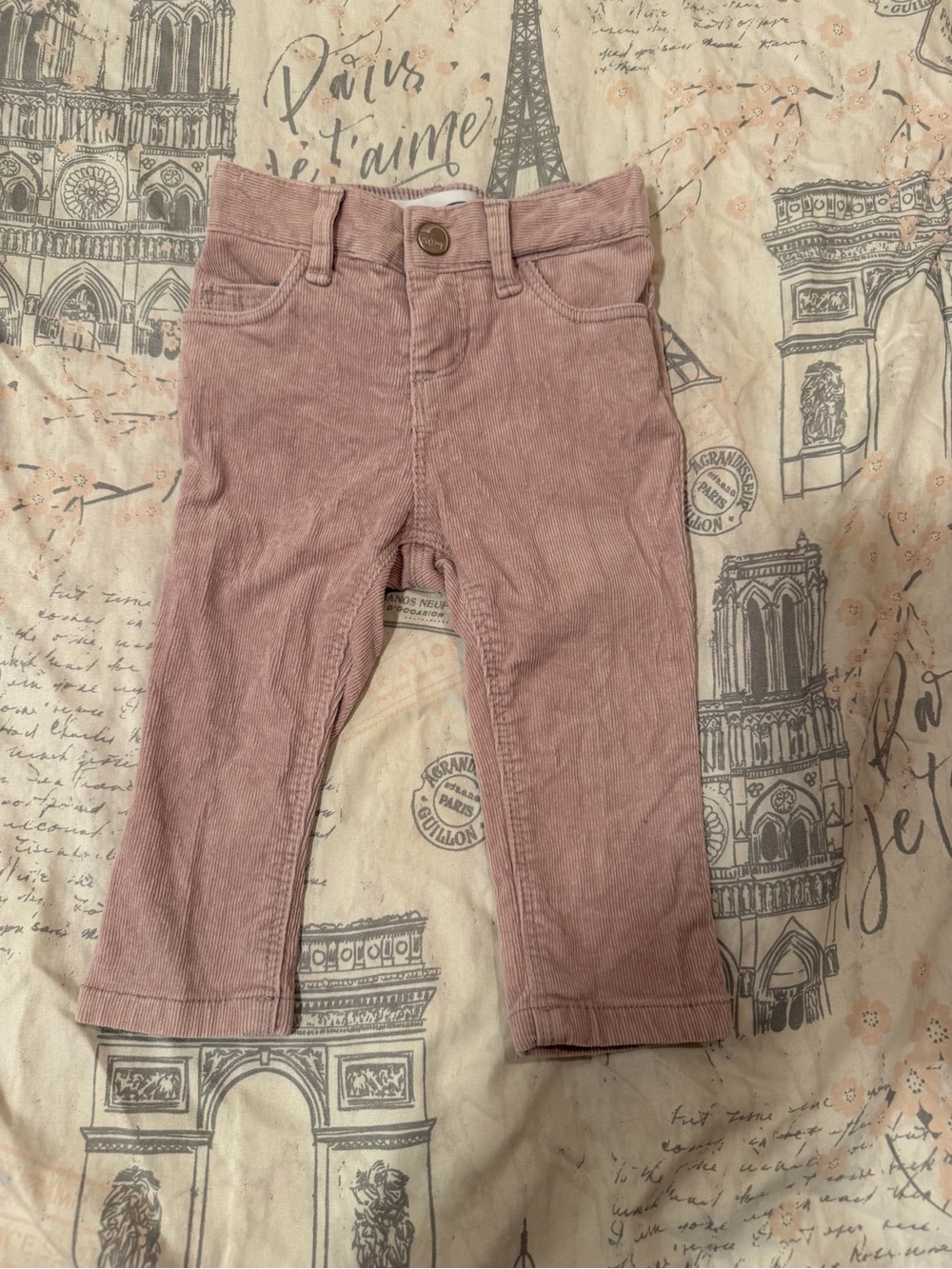 ⭐️ 4 for $25. ⭐️ Old Navy Skinny Pink Corduroy Pants size 12-18M